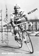 PHOTO CYCLISME REENFORCE GRAND QUALITÉ ( NO CARTE ), RENZO BALDAN TEAM PEPSI 1968 - Wielrennen