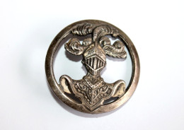 BROCHE INSIGNE MILITAIRE DE BERET DE L'ARMEE BLINDE CAVALERIE REGIMENT DE SPAHIS / ANTIQUE MEDAL MILITARIA (1303.22) - Autres & Non Classés