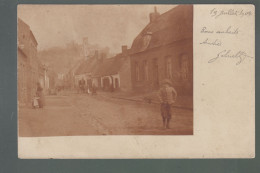 CP - 62 - Houdain - Rue De La Géarie - Lieu à Confirmer, Carte Photo De 1904 Non Située - Houdain