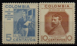 COLOMBIE 1947 ** GOMME BICOLORE - Kolumbien