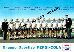 PHOTO CYCLISME REENFORCE GRAND QUALITÉ ( NO CARTE ), GROUPE TEAM PEPSI 1968 - Cyclisme