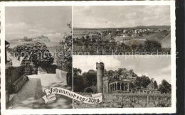 72142264 Johannisberg Rheingau Panorama Strassenpartie Burg Schwarzenstein Geise - Sonstige & Ohne Zuordnung