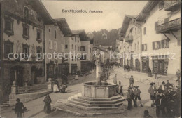 72142224 Berchtesgaden Marktplatz Mit Brunnen Berchtesgaden - Berchtesgaden