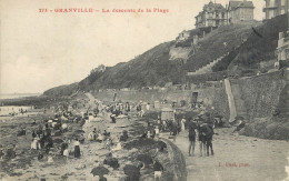 Postcard France Granville Beach - Other & Unclassified