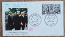 Allemagne - FDC 1988 - YT N°1183 - Coopération Franco Allemande - 1981-1990