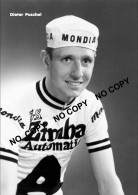 PHOTO CYCLISME REENFORCE GRAND QUALITÉ ( NO CARTE ), DIETER PUSCHEL TEAM ZIMBA 1968 - Cycling