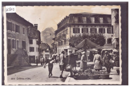 DISTRICT DU PAYS D'ENHAUT - CHATEAU D'OEX - UN JOUR DE MARCHE  - TB - Château-d'Œx