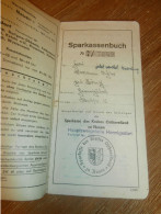 Altes Sparbuch Nauen / Hennigsdorf , 1942 - 1944 , Marianne Everding In Nauen , Geb. Richter , Sparkasse , Bank !! - Historische Dokumente