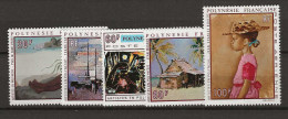 1970 MNH Polynesie Française Mi 121-25 Postfris** - Unused Stamps