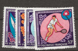 1971 MNH Polynesie Française Mi 136-39 Postfris** - Unused Stamps