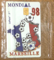 CANADA TÉLÉBEC LAPUCE MONDIAL 98 FOOTBALL NSB TELEFONKARTE SCHEDA TARJETA PHONECARD CALLING CARD CARTE - Kanada