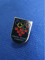 Pin Badge NOC Croatia Olympic Games Olympics Olympia National Committee - Olympic Games