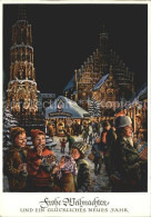 72141481 Nuernberg Christkindlesmarkt Liebfrauenkirche Schoener Brunnen Nuernber - Nuernberg