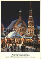 72141480 Nuernberg Christkindlesmarkt Liebfrauenkirche Schoener Brunnen Nuernber - Nürnberg