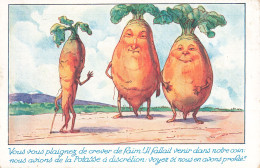 Pub Publicité Potasse D' Alsace Illustration CPA Vous Vous Plaignez De Crever De Faim - Advertising