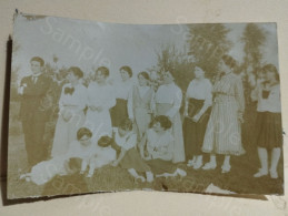 Italia Foto Persone PIEVE DI BUDRIO (Bologna) 1914. 90x60 Mm. - Europa