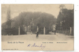 Marche-les-Dames (Belgique, Namur) : L'entrée Du Château En 1905 (animé) Ed Nels CP Pionnière PF. - Autres & Non Classés