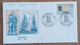 FDC 1988 - YT N°2518 - NAVIGATEURS / SUFFREN - ST TROPEZ - 1980-1989