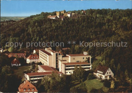 72140509 Bad Neustadt Kuranstalt Fraenkische Saale Mit Salzburg Fliegeraufnahme  - Other & Unclassified