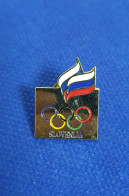 Pin Badge  NOC Slovenia  Olympic Games Olympics Olympia National Committee - Olympic Games