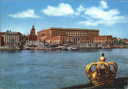 72140464 Stockholm Koenigliches Schloss Krone  - Suecia