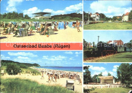 72140446 Baabe Ostseebad Ruegen HOG Inselparadies Strand Strasse Rasender Roland - Sonstige & Ohne Zuordnung