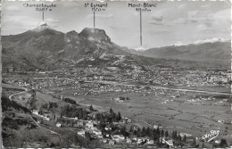 CPSM. 38 GRENOBLE. VUE PANORAMIQUE. - Grenoble