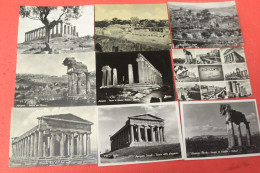 Agrigento Lotto 15 Cartoline Anni 50 B/n Tutte Fotografate - Agrigento