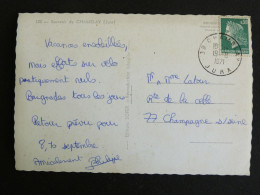 CHAMBLAY - JURA - CACHET ROND MANUEL SUR MARIANNE CHEFFER - SOUVENIR MULTIVUES - Handstempel