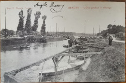 CPA ERAGNY (95) - L'Oise Pendant Le Chômage - Eragny