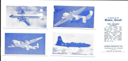 BC68 - SERIE COMPLETE 50 CARTES OSBORNE - MODERN AIRCRAFT - AVIONS MODERNES - Autres & Non Classés