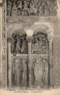 CPA 82 MOISSAC Bas-relief Du Porche De L'Eglise (XIIe Siècle) (La Fuite En Egypte L'Annonciation) - Moissac