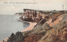 R298297 Seaton. White Cliff And Bathing Beach. No. 45905. A. Good. 1925 - Monde