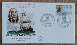 FDC 1988 - YT N°2520 - NAVIGATEURS / LA BOURDONNAIS - ST MALO - 1980-1989