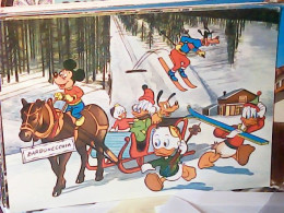 BARDONECCHIA DISNEY TOPOLINO PAPERONE PAPERINO QUI QUO QUA PLUTO PIPPO VB1969  JW6610 - Altri & Non Classificati