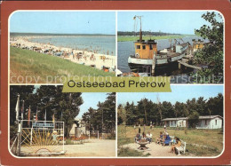 72139721 Prerow Ostseebad Strand Fischerboote Prerowstrom Ferienlager Pionierlag - Sonstige & Ohne Zuordnung