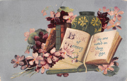 R298108 Greeting Card. Book Of Memory. Flowers. Vase. No. 15. B. B. 1907 - World