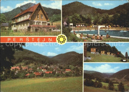 72139675 Perstejn Puerstein Hotel Ferienhaus Schwimmbad Camping Landschaft Tsche - Czech Republic