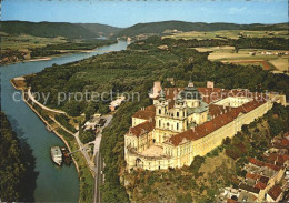 72139644 Melk Donau Benediktinerstift Im Barockstil Fliegeraufnahme Melk - Sonstige & Ohne Zuordnung