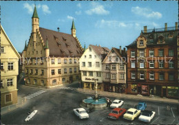 72139612 Biberach Riss Marktplatz Und Rathaus Brunnen Biberach - Biberach