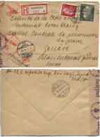 Deutsches Reich Zensur-Einschreibebrief Innsbruck 13.5.44 > Rotes Kreuz Genf - Storia Postale