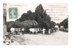 89 LAINSECQ Le Champ De Foire N° 403 - Edit Blin Et Mouchon - Chars De Paille Tirés Par Des Boeufs - Carrioles Chevaux - Otros & Sin Clasificación