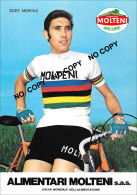 PHOTO CYCLISME REENFORCE GRAND QUALITÉ ( NO CARTE ), EDDY MERCKX TEAM MOLTENI 1974 - Wielrennen