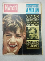 Paris Match Nº 587 / Juillet 1960 - Sin Clasificación