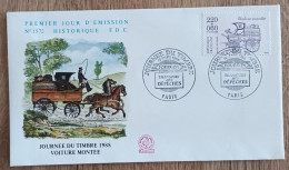 FDC 1988 - YT N°2525 - JOURNEE DU TIMBRE - PARIS - 1980-1989