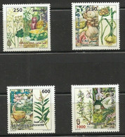 2011-Tunisia-Tunisie-Medicinal Plants-Plantes Médicinales (4 V.Set) (série Complète 4v) - Tunisia (1956-...)