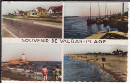 HERAULT - Souvenir De VALRAS-PLAGE En 4 Vues - Coll. Battut - Editions " Mar " - N° 7 - Autres & Non Classés