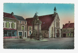 89 BLENEAU La Place Et L'Eglise St Loup - CSM - Edit Fremy 1952 - Bleneau