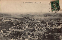 50 , Cpa  CHERBOURG , 3 , Vue Générale (13473) - Cherbourg