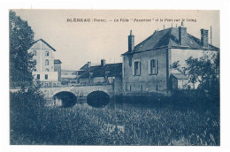 89 BLENEAU La Villa Passerose Et Le Pont Sur Le Loing - 1935 - Message Non Terminé Au Verso - Bleutée - Bleneau